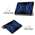 iPad Pro 11 (2024) Tri-Fold Sarjan Smart Lompakkokotelo - Ruusukulta