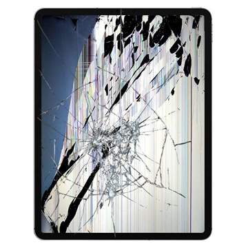 iPad Pro 12.9 (2021) LCD-näytön ja Kosketusnäytön Korjaus - Musta