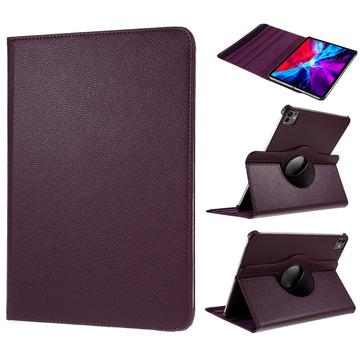 iPad Pro 13 (2024) 360 Pyörivä Folio-kotelo - Tumma violetti