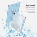 iPad Pro 13 (2024) Dux Ducis Toby Tri-Fold Älykäs Lompakkokotelo - Vaaleansininen