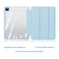 iPad Pro 13 (2024) Dux Ducis Toby Tri-Fold Älykäs Lompakkokotelo - Vaaleansininen