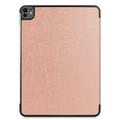 iPad Pro 13 (2024) Tri-Fold Sarjan Smart Lompakkokotelo - Ruusukulta