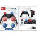 iPega PG-P5029 Silikoniset peukalosuojat PS5/PS4:lle - 4 kpl. - Punainen / sininen