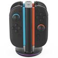 iPega PG-SW2051 4-paikkainen Nintendo Switch 2 Joy-Con -latausteline - musta