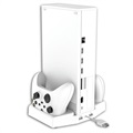 iPega XBS011 Xbox Series S Latausasema Jäähdyttimellä - Valkoinen