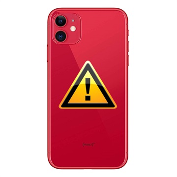 iPhone 11 Takakannen Korjaus - sis. kehys - Punainen