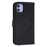 iPhone 11 MyTPhone CardMate Nahkainen lompakkokotelo - Musta