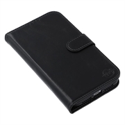 iPhone 11 MyTPhone CardMate Nahkainen lompakkokotelo - Musta