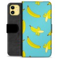 iPhone 11 Premium Lompakkokotelo - Banaanit
