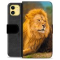 iPhone 11 Premium Lompakkokotelo - Leijona
