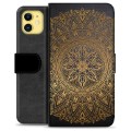 iPhone 11 Premium Lompakkokotelo - Mandala