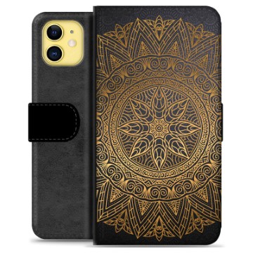 iPhone 11 Premium Lompakkokotelo - Mandala