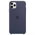 iPhone 11 Pro Max Apple Silikonikotelo MWYW2ZM/A (Avoin pakkaus - Erinomainen) - Yönsininen