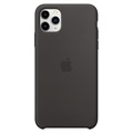 iPhone 11 Pro Max Apple Silikonikotelo MX002ZM/A - Musta