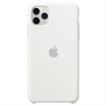 iPhone 11 Pro Max Apple Silikonikotelo MWYX2ZM/A (Avoin pakkaus - Erinomainen) - Valkoinen