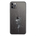 iPhone 11 Pro Max:n Takakannen Korjaus - Vain lasi - Musta