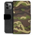 iPhone 11 Pro Max Premium Lompakkokotelo - Maastokuvionti