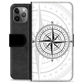 iPhone 11 Pro Max Premium Lompakkokotelo - Kompassi