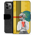 iPhone 11 Pro Max Premium Lompakkokotelo - Retromainen Taide