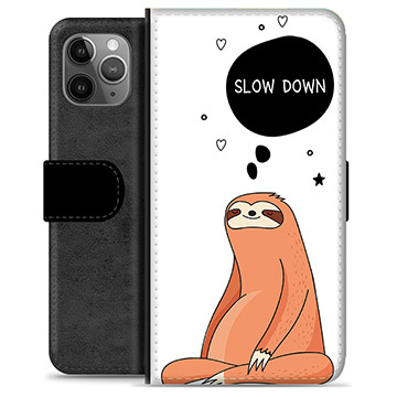 iPhone 11 Pro Max Premium Lompakkokotelo - Slow Down