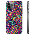 iPhone 11 Pro Max TPU Suojakuori - Abstraktit kukat