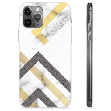 iPhone 11 Pro Max TPU Suojakuori - Abstraktin Marmori