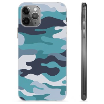 iPhone 11 Pro Max TPU Suojakuori - Sininen Maastokuviointi