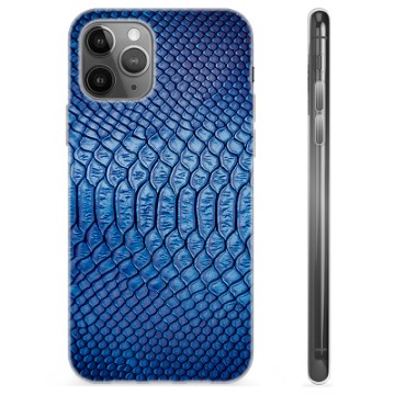 iPhone 11 Pro Max TPU Suojakuori - Nahka