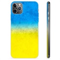 iPhone 11 Pro Max TPU Kotelo Ukrainan Lippu - Kaksisävyinen