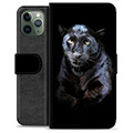 iPhone 11 Pro Premium Lompakkokotelo - Musta Pantteri