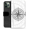 iPhone 11 Pro Premium Lompakkokotelo - Kompassi