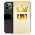 iPhone 11 Pro Premium Lompakkokotelo - Kuningas