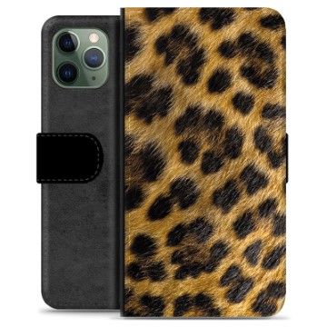 iPhone 11 Pro Premium Lompakkokotelo - Leopardi