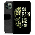 iPhone 11 Pro Premium Lompakkokotelo - No Pain, No Gain