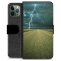 iPhone 11 Pro Premium Lompakkokotelo - Myrsky