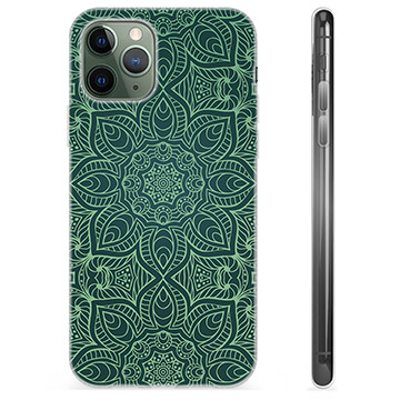 iPhone 11 Pro TPU Suojakuori - Vihreä Mandala