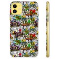 iPhone 11 TPU Suojakuori - Graffiti