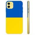 iPhone 11 TPU Kotelo Ukrainan Lippu - Keltainen ja vaaleansininen