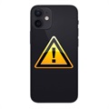 iPhone 12 Takakannen Korjaus - sis. kehys - Musta