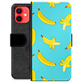 iPhone 12 mini Premium Lompakkokotelo - Banaanit