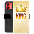 iPhone 12 mini Premium Lompakkokotelo - Kuningas