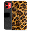 iPhone 12 mini Premium Lompakkokotelo - Leopardi