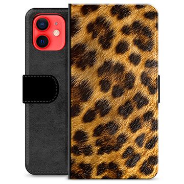 iPhone 12 mini Premium Lompakkokotelo - Leopardi