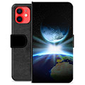 iPhone 12 mini Premium Lompakkokotelo - Avaruus