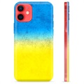 iPhone 12 mini TPU Kotelo Ukrainan Lippu - Kaksisävyinen