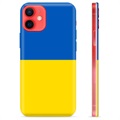 iPhone 12 mini TPU Kotelo Ukrainan Lippu - Keltainen ja vaaleansininen