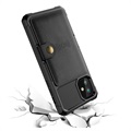 iPhone 12 Mini TPU-kotelo Korttikotelolla - Musta