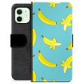 iPhone 12 Premium Lompakkokotelo - Banaanit