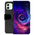 iPhone 12 Premium Lompakkokotelo - Galaksi