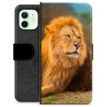 iPhone 12 Premium Lompakkokotelo - Leijona